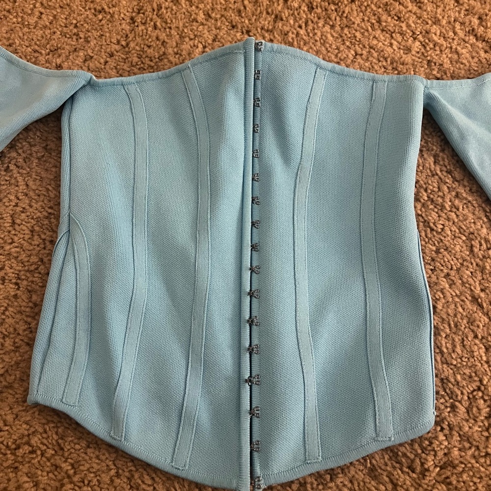 Zara Blue Blouse Top
